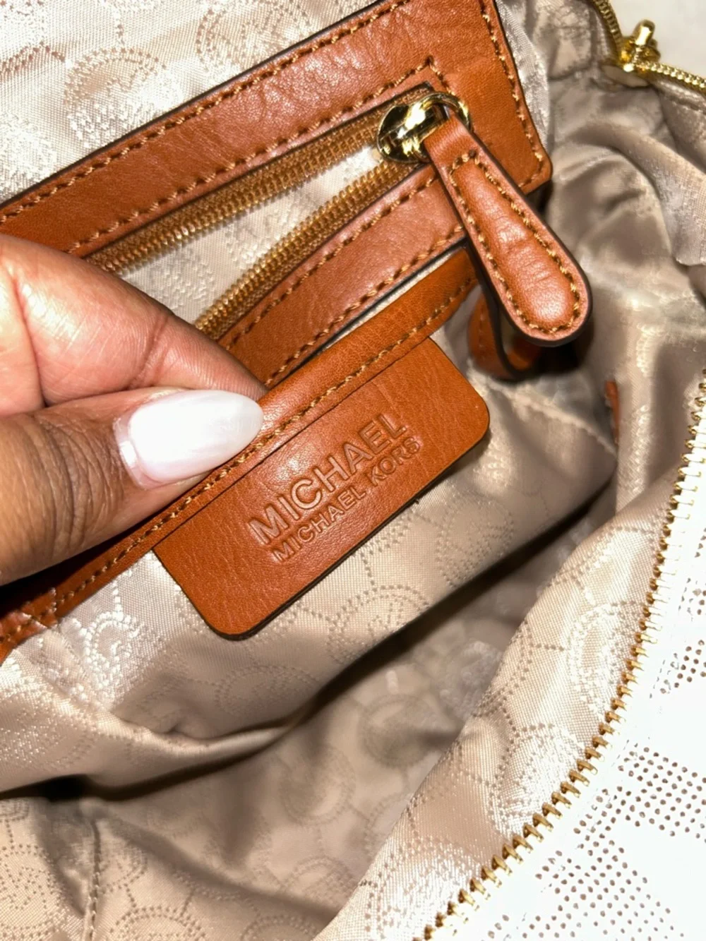 Michael Kors Fulton Monogram Logo‎ Shoulder Bag